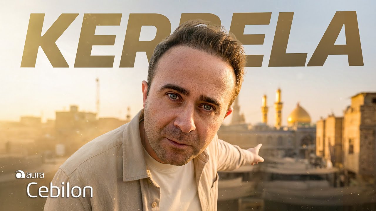 Here is Karbala, the second largest pilgrimage site in the world, and the tomb of Imam Hussein.