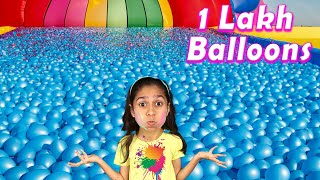 I Build Biggest Pool With 1 Lakh Water Balloons | Massive