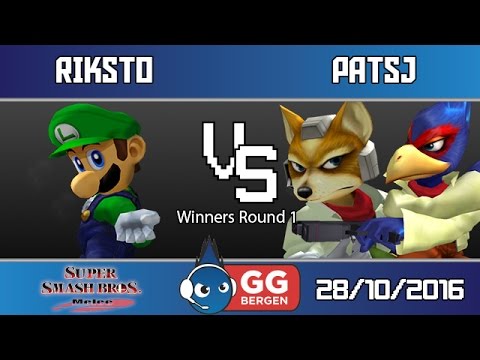 GG Bergen FS XII - Riksto (Luigi) vs. Patsj (Falco, Fox) - Winners Round 1 - Melee