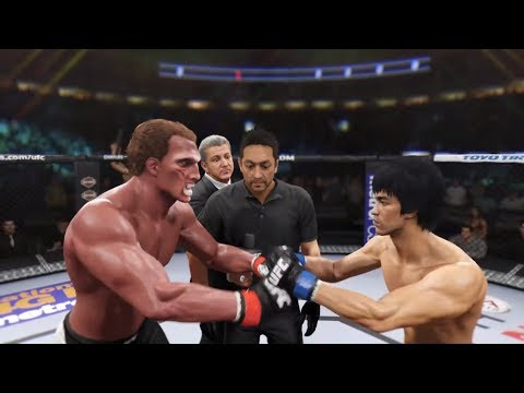 Faceless vs. Bruce Lee (EA sports UFC 2) - Crazy UFC 👊🤪