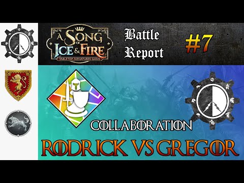 Blitzminis and TabletopWarden Collaboration. ASOIAF Battle Report #7 Rodrick vs Gregor