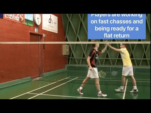 Badminton: ROTATION KEEPING RACKET UP - DOUBLES