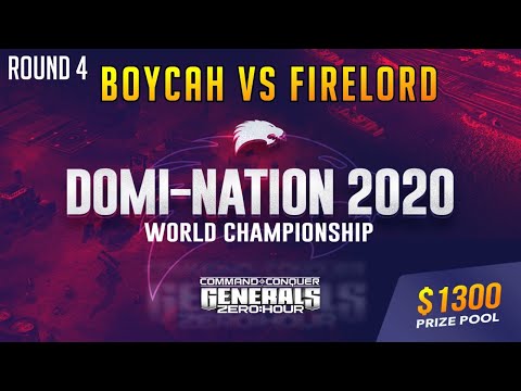 $1300 DOMI-NATION Tournament - Round 4 - BoYcaH vs FirelorD - Generals Zero Hour Online Multiplayer