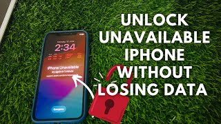 Unlock Unavailable iPhone X,XS,XR,XS MAX Without Losing Any Data Without Computer