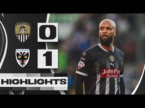 FC Notts County Nottingham 0-1 AFC Association Foo...