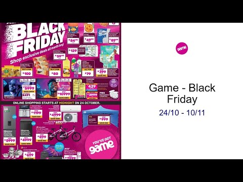 Game - Black Friday 24/10 - 10/11