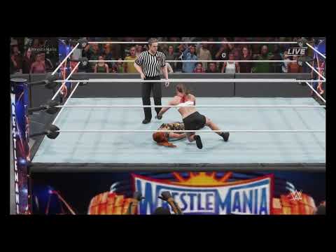 WWE 2K19 RONDA ROUSEY VS BECKY LYNCH RAW CHAMPIONSHIP BELT
