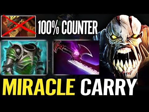 Miracle [Lifestealer] 100% Counter Bristleback Strongest Hero 7.34 - Dota 2 Gameplay