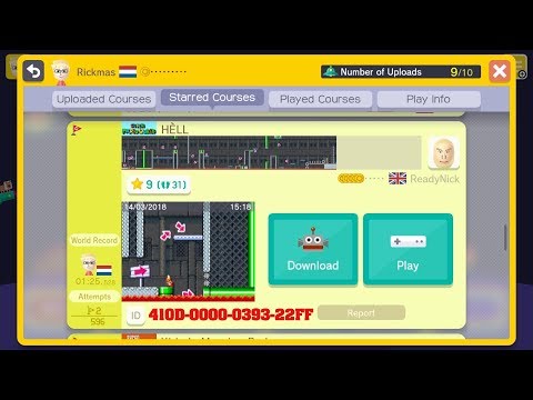 Beating your level - HÈLL by ReadyNick [SUPER MARIO MAKER]