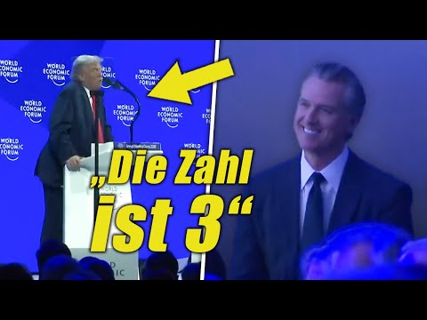 Trump BLAMIERT Sich Mit Peinlicher Rede Vor Der Ganzen Welt Und Gavin Newsom LACHT Ihn Aus!