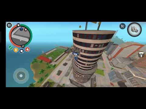 how to use a glider in rope hero vice town?