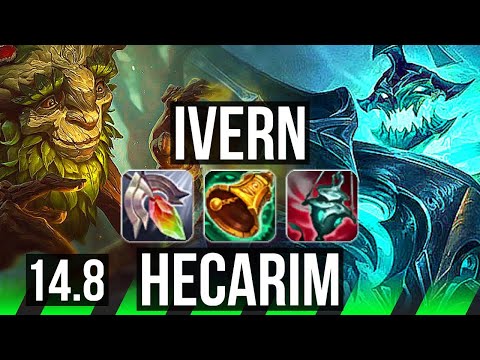 IVERN vs HECARIM (JGL) | 5/1/21, 600+ games | EUW Master | 14.8