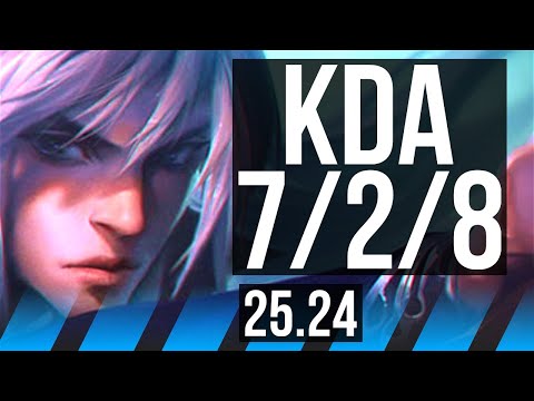 TALON vs YONE (MID) | 7/2/8 | KR Grandmaster | 25.24