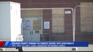 Pulaski County plans to turn Old Middle School into Housing Departments