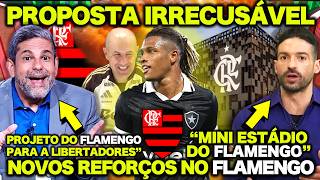 FLAMENGO VAI CONSTRUIR MINI ESTÁDIO ! PROPOSTA na MESA por DANILO ! NOVOS REFORÇOS no MENGÃO ! E+