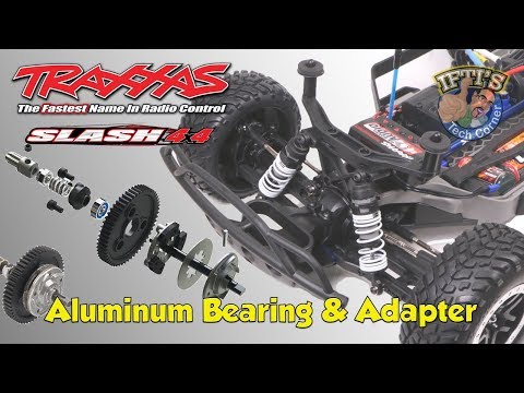 #04 Traxxas Slash 4X4 - Aluminum Bearing & Adapter for Slipper Shaft Install