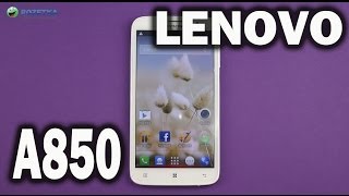 Lenovo IdeaPhone A850 (White) - відео 7