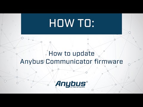 Как обновить ПО новых Anybus Communicator через web-интерфейс
