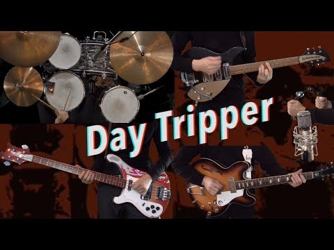 Day Tripper - Instrumental Cover - Guitars, Bass, Drums, and Tambourine Video