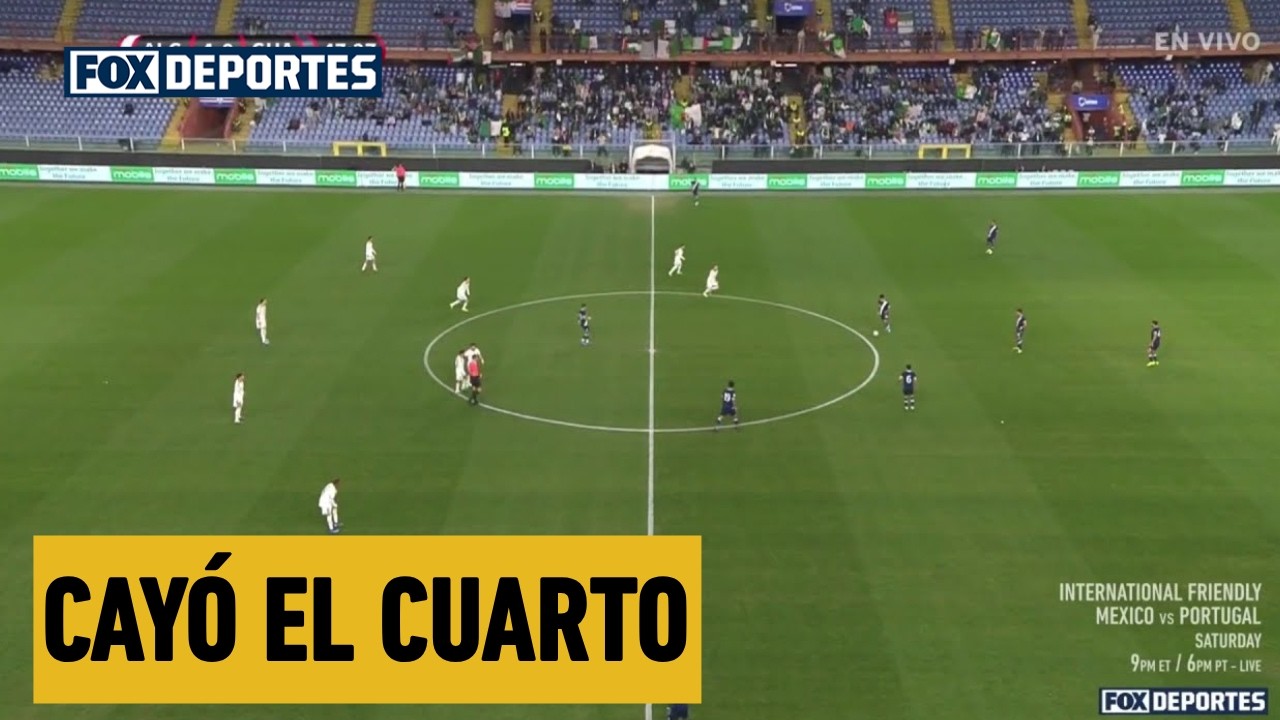 CAYÓ EL CUARTO | Algeria 4-0 Guatemala | #AmistosoEnFOX