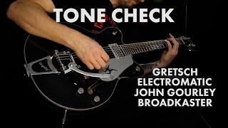 Video thumbnail for TONE CHECK: Gretsch Electromatic John Gourley Broadkaster Center Block Demo | Cream City Music by Cream City Music