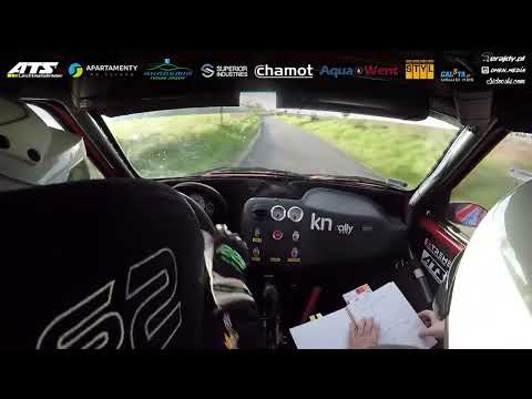 4 Rally Radków - OS 6 Radkowska Perła - Tarmac Masters - Niemiec Kuba/ Bodniak Mateusz - Fiat SCS