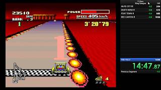 【SFC版F-ZERO】King League RTA 14'47"87（Golden Fox）【プレイ動画】