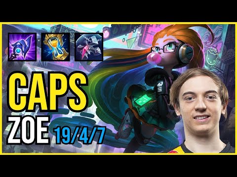 CAPS - ZOE vs. KASSADIN Mid | EUW CHALLENGER | PATCH 10.25