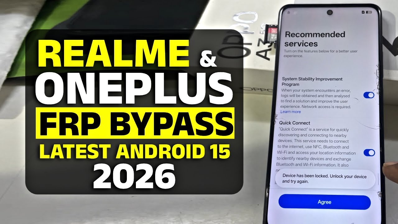 Latest Android 15 Realme & OnePlus FRP Bypass Without PC 2026 | Owner Unlock Method