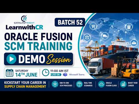 Oracle Fusion SCM Training Demo