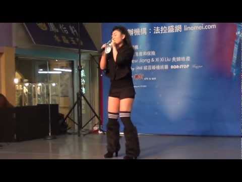 Chi Moon singing Hero, originally sang by Marie Carrie