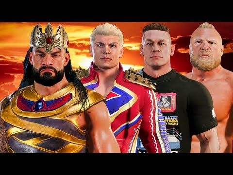 WWE 2K22 Gameplay Who Will Dethrone King Roman Reigns - WWE 2K22 Live Stream #1