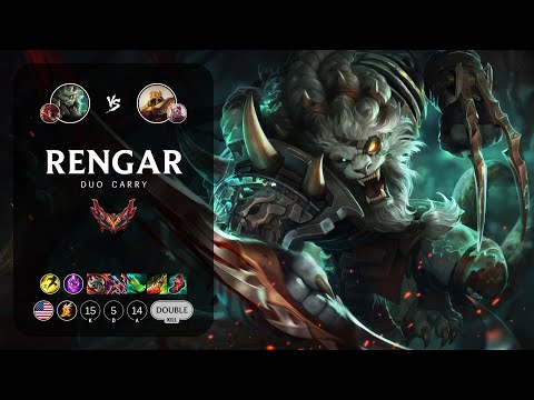 Rengar ADC vs Azir - NA Grandmaster Patch 13.17