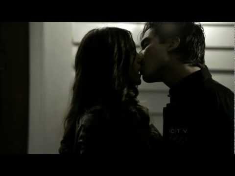 The Vampire Diaries 1x22 ** Best Scene ** | Katherine & Damon Kiss | Stateless - Bloodstream