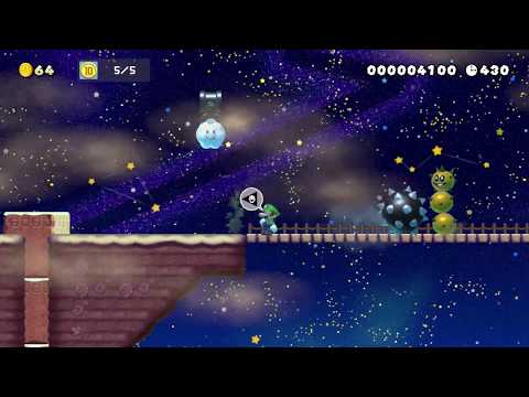 Super Mario Maker 2 Level Showcase: Night At The Cold Desert