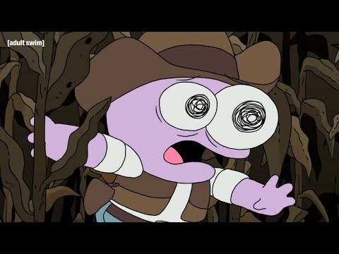 Pim Runs From The Forest Demon | SMILING FRIENDS | adult swim