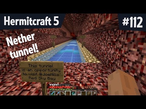 Nether Tunnel! — Hermitcraft 5 ep 112