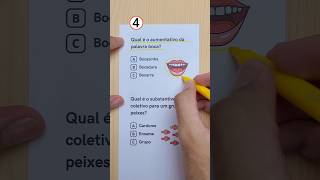 Quiz Perguntas e Respostas de Português #quiz