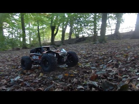 Axial Yeti XL Kit 4S First Run in forest  [deutsch/german]