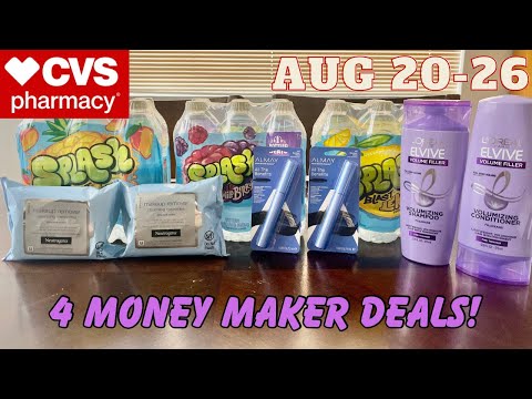 CVS Coupon Haul, 4 Money Makers! Feminine Care, Hair Care & More! Aug 20-26