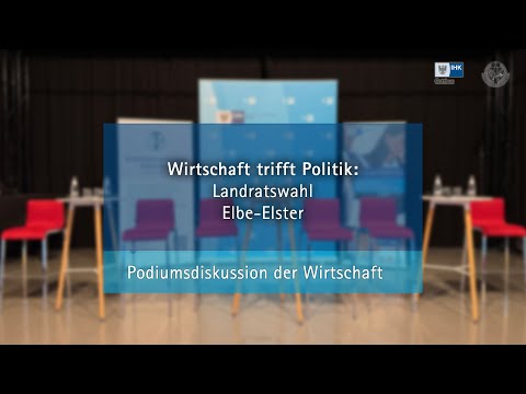 Wirtschaft trifft Politik: Podiumsdiskussion zur Landratswahl Elbe-Elster