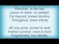 Bolt Thrower - To The Last... Lyrics