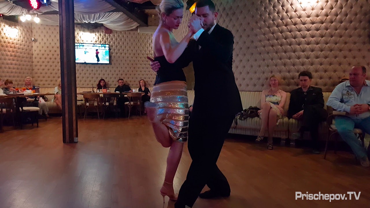 Dmitry Muksinov & Elena Shtickaya, 2, Prischepov Milonga, Arbat 13 21.08.2017