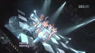 4Minute - Mirror, mirror (포미닛-거울아거울아)@SBS Inkigayo 인기가요 20110501