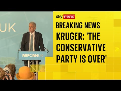 Conservative MP and shadow minister Danny Kruger defects to Reform