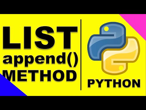 List Append Method Free Python Programming Tutorial In Preparation For Algorithmic Trading