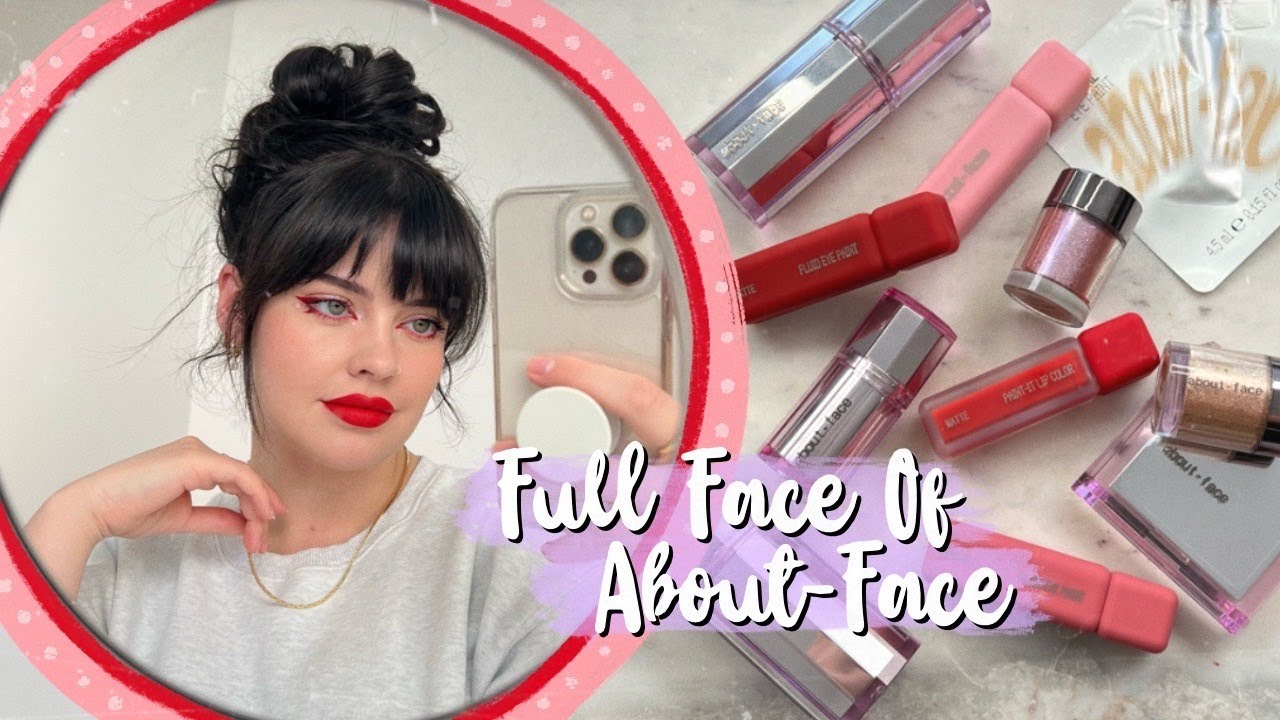 FULL FACE OF ABOUT-FACE BEAUTY ❤️| JULIA ADAMS