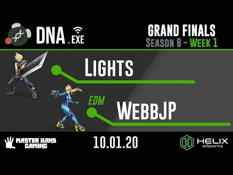 DNA.EXE S8:W1 - Lights (Cloud, Peach) Vs. EDM | Webb (Zero Suit Samus, Lucas) - Grand Finals