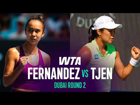 Leylah Fernandez vs. Janice Tjen | 2026 Dubai Round 2 | WTA Match Highlights