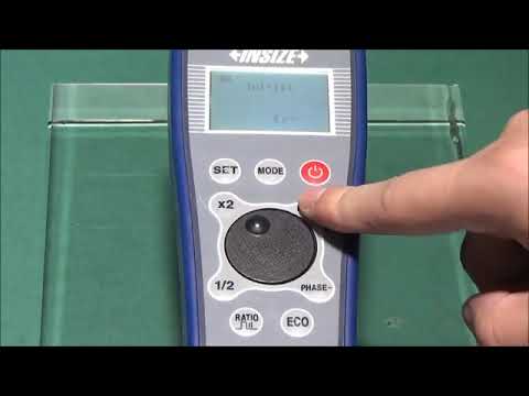 INSIZE / TOSAG ISQ TS120K Drehzahlmesser / Stroboskop Bedienung